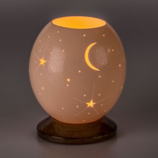 Teelicht Design Mond-Himmel-Sterne incl. Holzständer